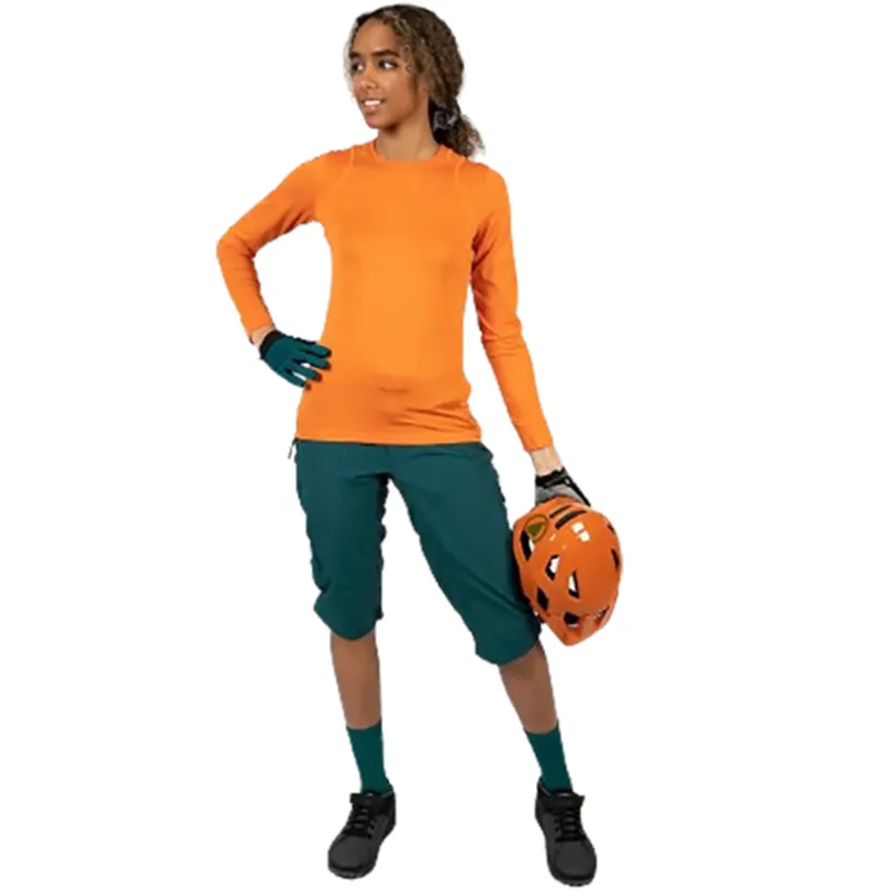 Endura Women's Hummvee 3/4 Short with Liner Teal-2